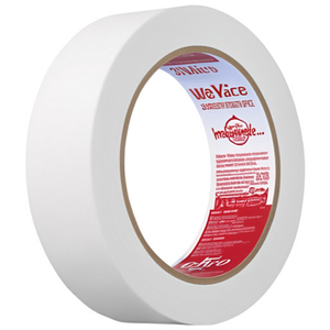 318 White <b>PVC</b> Protective Office Adhesive Tape 33m Length 50mm Width KIP <b>Roll</b> - Product Image 3