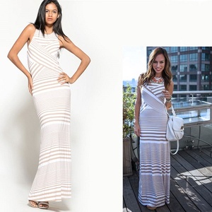 2025 của phụ nữ thời trang giản dị nặng bông Midi ăn mặc thanh lịch phong cách thêu xù XẾP LI XẾP LI nhiều lớp backless đính bãi biển - Product Image 4