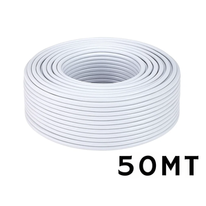 75 Ohm classe B CCS cavo coassiale Ø 5 mm per TV e Satellite 50 m cavi di comunicazione matassa prodotto - Product Image 6