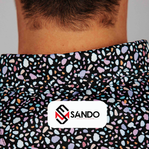 Manga corta de alta calidad para hombres para Polos Jersey de impresión completa informal con 3 botones para golf - Product Image 3