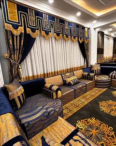 Sièges au sol orientaux, canapé ethnique, canapé Majlis arabe, canapé de style ottoman, ensemble Jalsa arabe, sièges au sol orientaux de luxe - Product Image 4