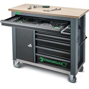 Banco de Trabajo Rodante Stahlwille con Armario y 7 Cajones para Herramientas - Product Image 4