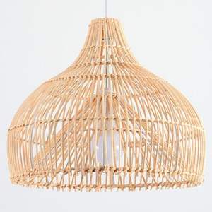 Lámpara de techo de ratán personalizable que admite varias formas y acabados para mejorar la decoración interior - Product Image 3