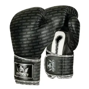 Guantes de Boxeo INSTINCT MMA de Piel Sintética de la Mejor Calidad, Guantes Profesionales de Entrenamiento de Boxeo con Dedos Completos, Absorben la Humedad, para Adultos - Product Image 1