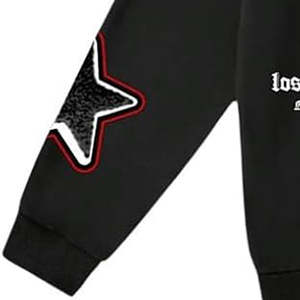 เสื้อฮู้ดดี้และกางเกงวอร์มทรงบานแบบลำลอง ปี 2025 ผลิตตามสั่ง ผ้าฝ้าย 100% ทรงหลวมไหล่ตก สไตล์ฮิปฮอป สำหรับทุกเพศและสตรีทแวร์ - Product Image 3