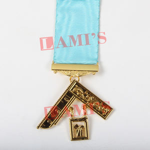 Artisanat maçonnique passé poitrine bijou meilleure qualité francs-maçons Regalia poitrine étiquettes bijou à vendre - Product Image 3