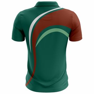 Camiseta de Manga Corta de Poliéster de Secado Rápido con Estampado Personalizado Premium para Golf y Uniformes de Trabajo - Product Image 2