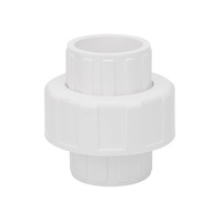 Raccords Union en PVC Haute Qualité Personnalisés - 3 Tailles Disponibles pour Systèmes de Plomberie Durables, Compteur de Débit en PVC