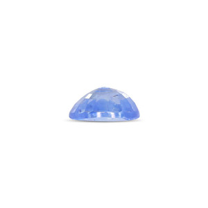 Saphir bleu 3,01 carats, facetté, bleu royal naturel, pierre précieuse non montée, calibrée, taille 10 mm, traitement thermique, hauteur 8 mm - Product Image 2