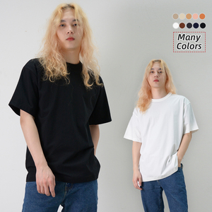 Custom 100% Cotton T-<b>Shirts</b> for <b>Men</b> Loose Fit Spring Tees with Print Pattern Mass Promotion of Cheap <b>White</b> Tshirts - Product Image 1