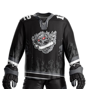 Uniformes de Hockey sobre Hielo Personalizados, 100% Poliéster, Conjuntos para Hombre, Todas las Tallas Disponibles, MOQ 20 Conjuntos, Alta Calidad - Product Image 4
