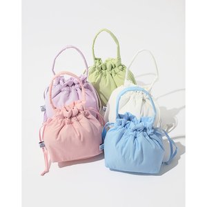 Borsa a secchiello da donna Vintage 3CE con vera pelle e fodera imbottita in poliestere stile donna - Product Image 4