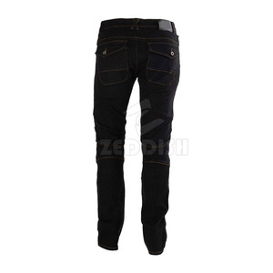 Pantalones vaqueros ajustados de alta calidad para hombre, estilo informal transpirable con patrón sólido para verano, nuevo diseño de moda - Product Image 3