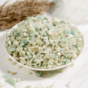 Amazonita de Primera Calidad, 1 Kg, Virutas de Piedras Preciosas de Forma Irregular, Cristales Naturales Curativos, Mini Virutas para Decoración, Arte y Meditación - Product Image 2