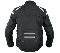 Sombrero desmontable a prueba de viento con tiras reflectantes para hombre, chaqueta de aventura para montar en motocicleta, chaquetas textiles