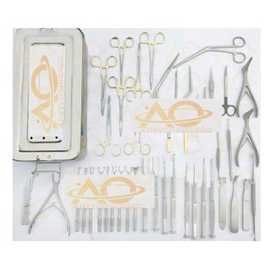 Tebbetts ชุดเครื่องมือผ่าตัดพลาสติก,ชุดเครื่องมือผ่าตัดพื้นฐาน A + 47ชิ้น - Product Image 1