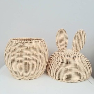 Paniers de Pâques pour enfants, bon prix, panier en rotin écologique, forme animale, panier pour enfant - Product Image 2