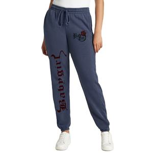 OEM Ropa deportiva Mujer Jogger pantalones Casual señoras pantalón francés Terry Jogging pantalones de chándal cordón pantalones de chándal para las mujeres - Product Image 1