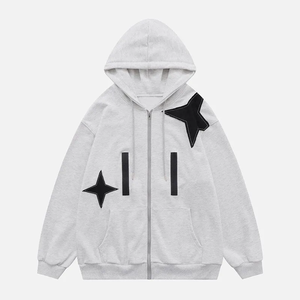 Sudadera con capucha de manga larga personalizable para hombre Hip Hop moda occidental suéter de dibujos animados impresión en relieve 3D poliéster/algodón ODM - Product Image 5