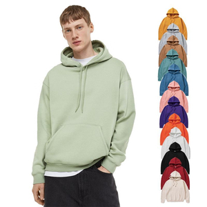 เสื้อฮู้ดผู้ชายแขนยาวผ้าฝ้ายฟลีซพิมพ์ลายดิจิทัลสำหรับฤดูหนาว รับผลิตตามแบบ OEM พร้อมปักโลโก้ - Product Image 2