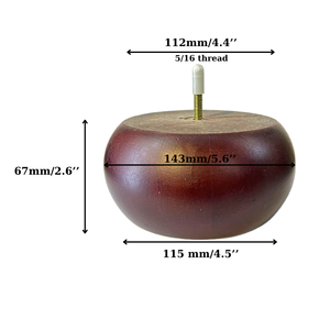 Pieds de canapé en bois massif de qualité supérieure, durables pour une utilisation intérieure et extérieure, installation facile pour la maison, l'hôpital, l'atelier, le salon - Product Image 5