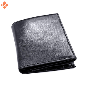 Cartera de cuero minimalista para hombre 2024, PU personalizada de alta calidad, tamaño de viaje pequeño, cierre abierto, patrón de rayas, forro de poliéster - Product Image 4