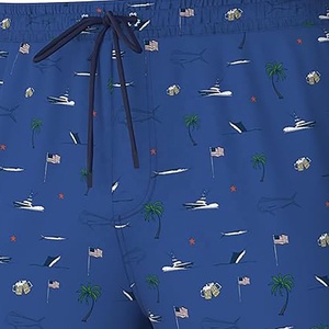 Utilisation de la plage de natation pour hommes Printemps Été Séchage rapide Respirant Imprimé numérique Ceinture élastique de confort de rue à quatre côtés - Product Image 3