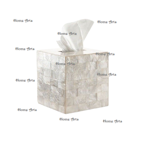 Boîte à mouchoirs en nacre au design unique, de la plus haute qualité, forme carrée, boîte à serviettes à prix abordable - Product Image 6