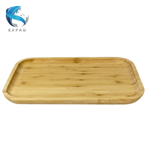 Plaques en bois de bambou écologique pour un repas durable - Product Image 1