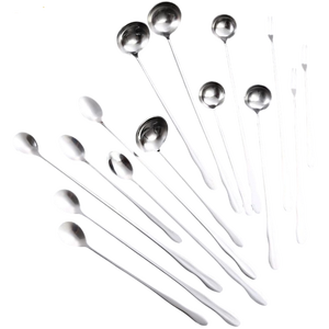 Agitadores de mezcla clásicos, cuchara de mango largo, precio al por mayor, herramientas de barra de acero inoxidable de Metal, agitador de cóctel, cuchara de barra, vendedor caliente - Product Image 4