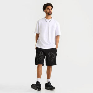 Pantalones cortos de lana con gráfico de poliéster 100% para hombre con cintura elástica Impresión digital Patrón sólido - Product Image 2