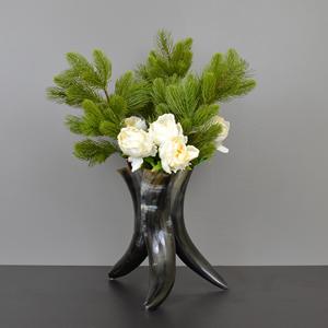 Maceta de cuerno de Búfalo, decoración de habitación, Floral jarrón, jarrones decorativos modernos y pieza de diseño - Product Image 2