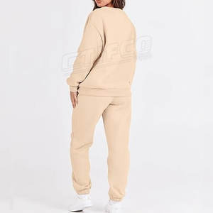 Survêtement personnalisé de haute qualité pour femmes avec logo imprimé motif solide design décontracté pour l'hiver vente en gros - Product Image 5