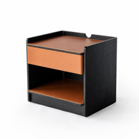 Table de chevet de luxe au design italien, en MDF écologique, avec rangement, pour la maison, l'hôtel, l'appartement, meubles