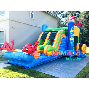 จั๊มเปอร์เป่าลมสำหรับเด็กบ้านเป่าลมทรงปราสาทเด้งได้สำหรับใช้ในเชิงพาณิชย์บ้านสำหรับเช่าบ้าน - Product Image 1