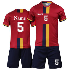 Uniformes de football de joueur de sport 100% polyester de qualité supérieure logo et couleurs personnalisés - Product Image 3