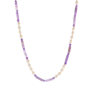 Freshwater <b>Cultured</b> <b>Pearl</b> <b>Necklace</b> Rhodium Plated Sterling Silver 5 Variations - Product Image 2