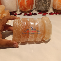 JOBAK Batu Garam Himalaya Ukiran Desain Cinta untuk Kesehatan Kulit, Kualitas Premium Bersertifikat ISO, Pembersih Wajah & Tubuh, Detoksifikasi Tubuh
