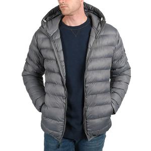 Nouvelle arrivée, veste matelassée pour homme de style streetwear, logo personnalisé, épaisse, chaude, veste universitaire d'hiver, fermeture éclair debout, taille plus - Product Image 4