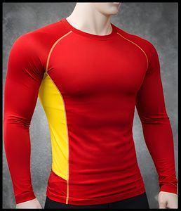 Camiseta de Compresión de Manga Larga para Hombre, 95% Algodón, 5% Elastano, Ajuste Muscular, para Gimnasio, Entrenamiento, Correr, Ropa Deportiva Activa - Product Image 2