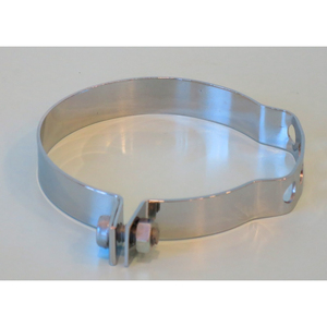 Chrome <b>frame</b> <b>clamp</b> for outer cable grease nipples Lambretta D/LD150 + LD125 + LI + TV2/3 + SX + GP/DL - Product Image 2