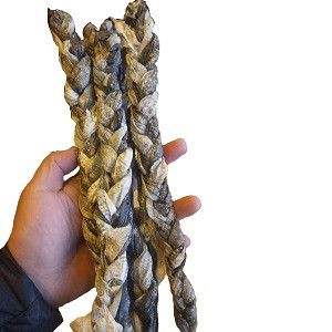 PRODUCTO AL POR MAYOR // Salmón trenzado seco/Piel de Pagasius // ALTA CALIDAD de VIETNAM - Product Image 2