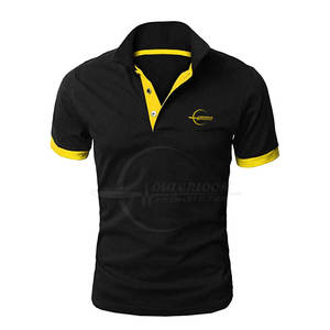 T-shirt polo slim fit pour hommes à vendre Prix de vente entier Vêtements décontractés simples et confortables personnalisés - Product Image 1