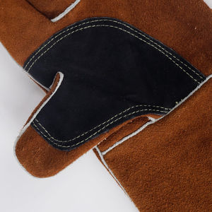 Guantes de soldadura de seguridad resistentes a los cortes para trabajo pesado industrial, guantes de trabajo para soldador de construcción de cuero con calefacción - Product Image 4