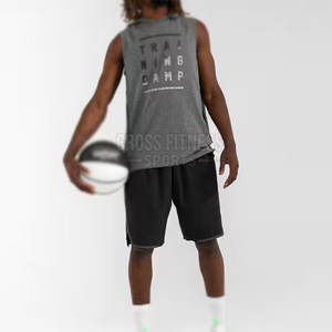 Pantalones cortos de baloncesto Venta al por mayor Pantalones cortos de baloncesto de verano de los hombres de moda 100% Poliéster Pantalones cortos deportivos - Product Image 4