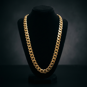 Cadena Cubana Miami de Oro Premium con Baño de Oro, Collar de Lujo Unisex con Diseño Entrelazado Audaz, Joyería de Moda. - Product Image 5