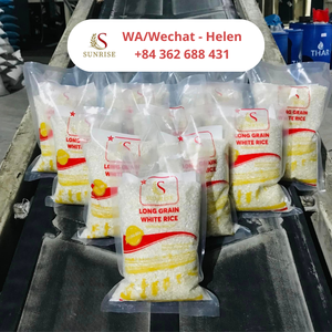 Riz blanc à grains longs cassé à 5 %, prix bas, emballage de 1 kg, 5 kg, 10 kg, supermarché, norme ISO, marque GOLDEN CALF |   WA +84 362 688 - Product Image 2