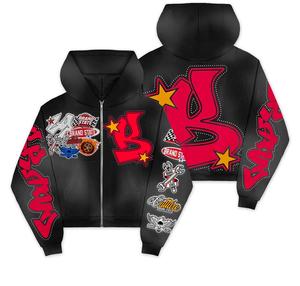 Nuevas sudaderas con parches para hombres de alta calidad con diseños de personalización creativos Ajuste relajado Calidad de uso atractivo - Product Image 3