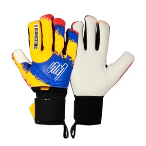 Gants de gardien de but de protection des doigts adultes personnalisables de haute qualité en cuir de qualité supérieure avec paume en latex et main arrière - Product Image 4