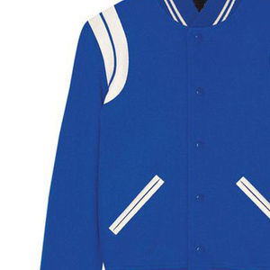 Veste en laine légère pour hommes avec logo OEM couleur personnalisable à capuche Style Letterman réversible brodé hiver Vente en gros - Product Image 5